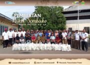 Memperingati HUT PTPN Group Ke-28, Unit Kebun Marjandi membagikan Paket Sembako