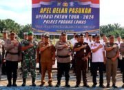 Polres Padang Lawas Apel Gelar Pasukan Operasi Patuh Toba 2024
