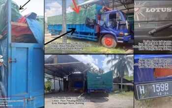 Oknum TNI-AU dan Jenderal Polisi Diduga Back-up Illegal Logging Kayu Ulin di Kalteng