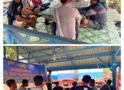 Polantas Polsek Barteng Sosialisasi Tertib Berlalu Lintas Kepada Masyarakat dan Pengemudi