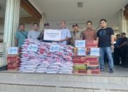 Perduli Banjir BRI Tebing Tinggi Salurkan Bantuan Sembako Untuk Warga Terdampak