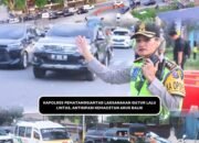 Volume Kendaraan Meningkat,Kapolres Pematangsiantar Turun Kejalan Pengaturan Lalulintas